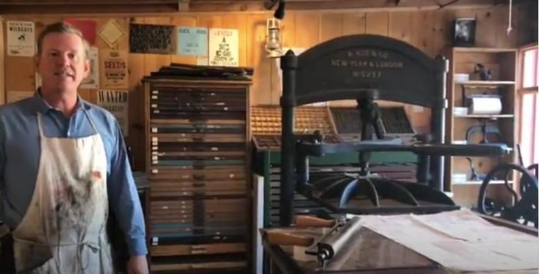 PrintMuseumCA's tweet photo. Visit https://t.co/EicqmV1QpO to enjoy a virtual visit to the @sharlothallmuseum Print Shop thanks to @918groves and Lisa Groves!

#Letterpress #PrintShop #VirtualTour #MuseumTour #MuseumAtHome #printmaking #printinghistory #AZHistory #Printing #PrintingPress #ArizonaHistory https://t.co/1iqVL0aTLk
