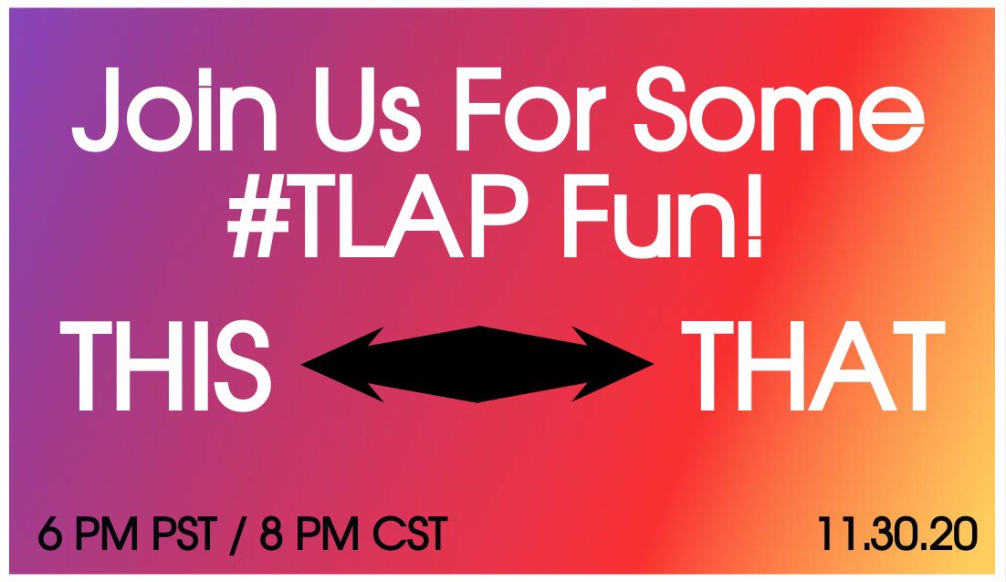 burgessdave's tweet image. #tlap is tonight at 8pm CST!!! Just having some fun with a few random “This or That?” questions. Join @TaraMartinEDU, me, and lots of inspirational educators for 30 mins to hang out and chat! (Also, we will be live on Facebook Live at 7:40 pm CST to get you warmed up! #LearnLAP
