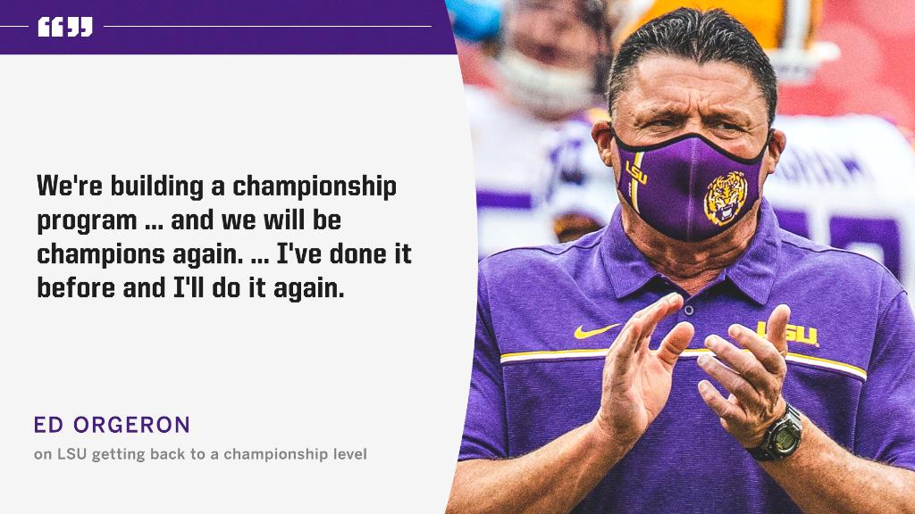 ESPNCFB's tweet photo. Coach O declares that the Tigers will hoist trophies in the future 🏆 https://t.co/rwRdGyUQEt