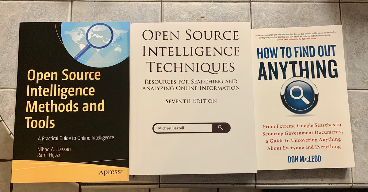 BOsintBlanc's tweet image. #osintdojo time to get learning. 
What should I read first!?