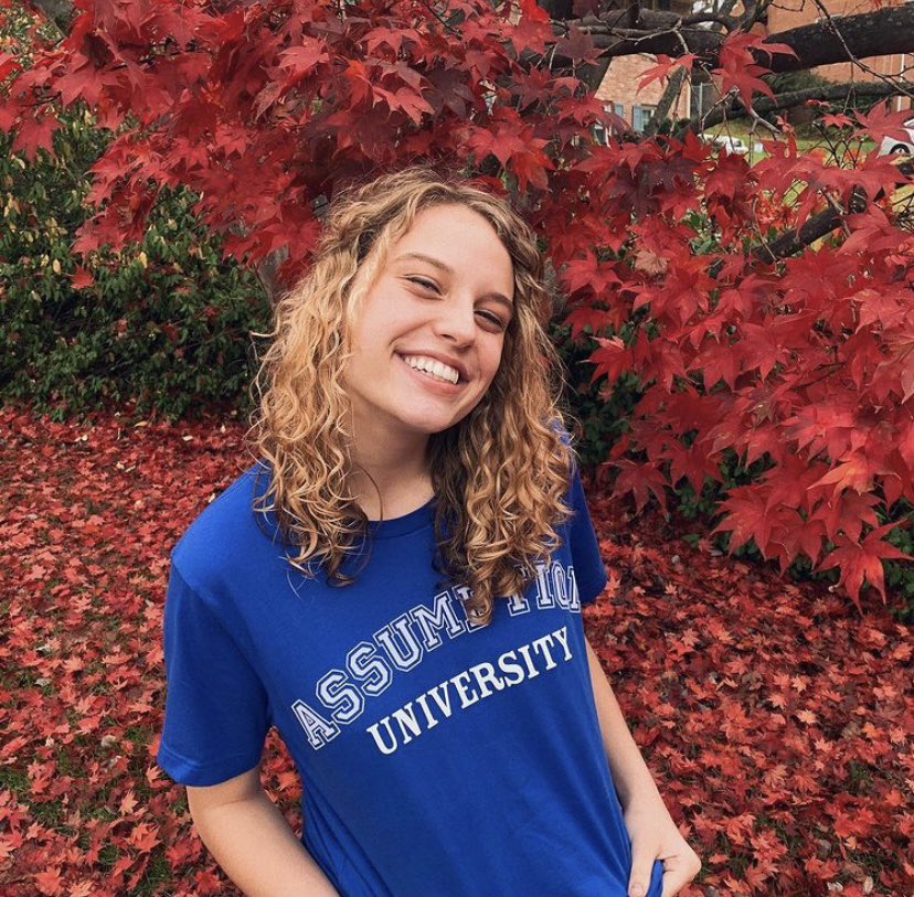 AssumptionVB's tweet image. Please give a big Hound Nation welcome to Ruthie Ridderhoff!! The Annandale, Virginia native is a powerful middle blocker and we can’t wait for her to join us on the court next fall! #NSD2020 #AUVB2025 🐾💙