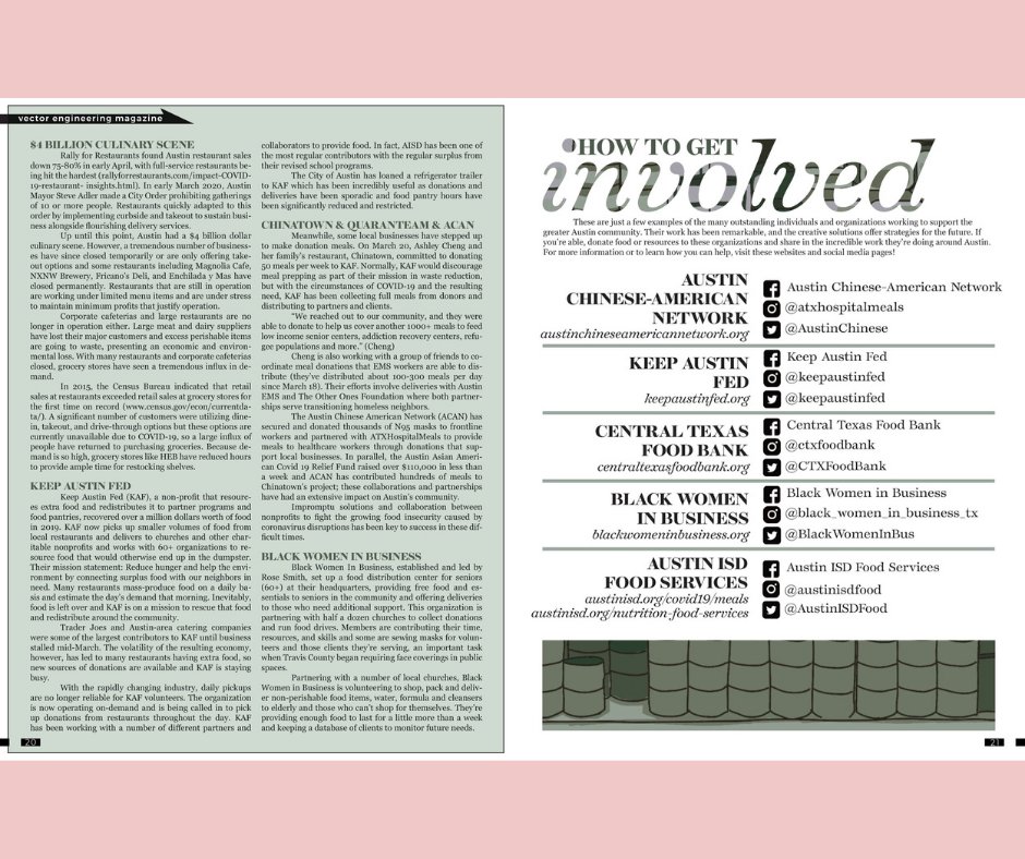 vector_eng's tweet image. Staff Spotlight: Meet layout designer Avery Delost!🎉 
Avery is a second year Chemical Engineering major. She is originally from Denton, TX, and her favorite TV shows are Arrested Development and Fleabag. To learn more fun facts about Avery, visit utvector.com/meet-our-staff