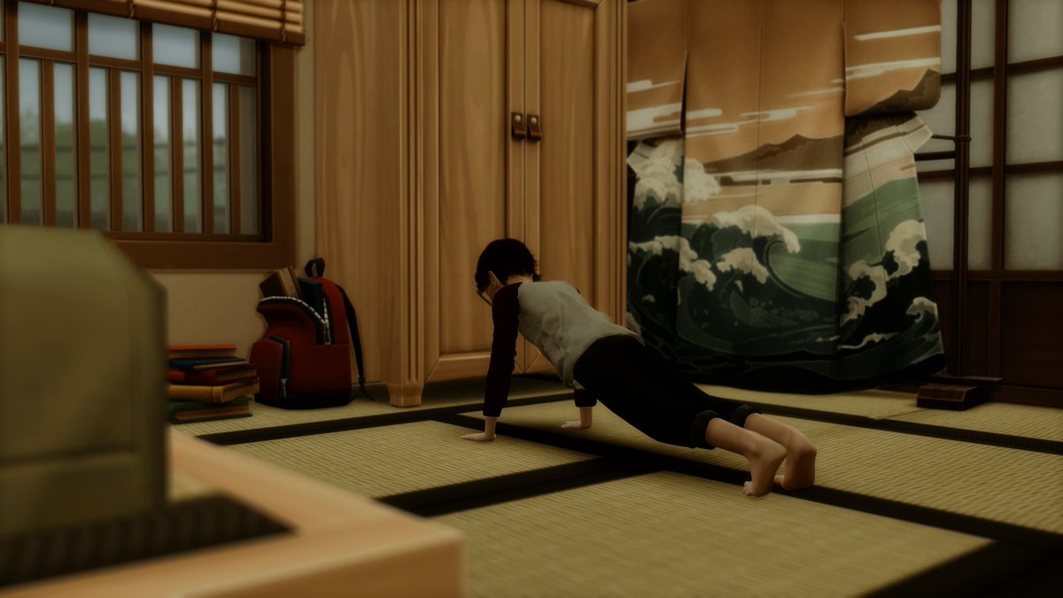 FOTOSCREENSHOT's tweet photo. Cobain se despierta y da un salto de la cama.... y de inmediato comienza su ya acostumbrada pequeña rutina de ejercicios... Su padre le dijo que tenia que estar fuerte para entrenar y ser un vampiro poderoso. El se lo ha tomado muy enserio. Con Cobain es todo o nada.... https://t.co/soQzabke8v