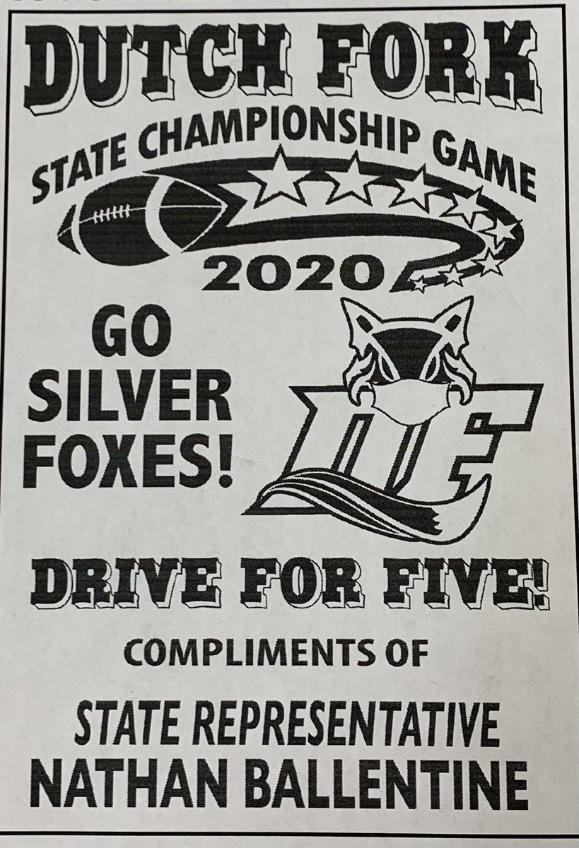 NathanBallentin's tweet photo. How about it @dutchforkhigh?
RT if you want me to order for the big game this week!
Like if you feel another championship coming!
#PrideIn5 https://t.co/aT99nqtR9i
