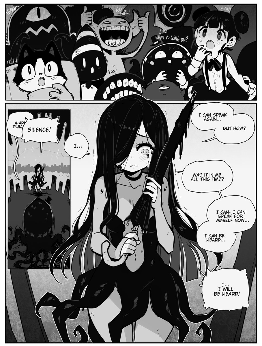Amissio update! Chapter 5, part 12
https://t.co/WQdrRiYP4C

Aria has regained her voice, and clearly she has a lot to say to her forced husbando. 