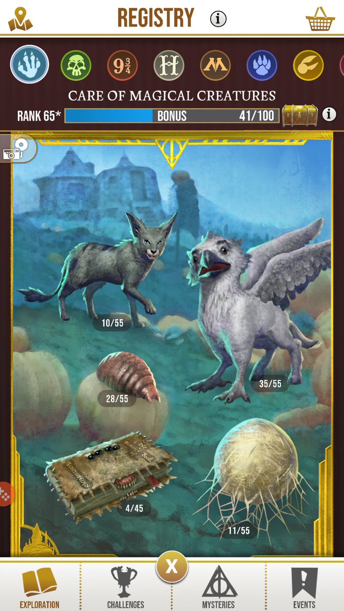 craigeh's tweet image. Feeling a sense of accomplishment with this game after the last week. #wizardsunite #levelup #goldframes