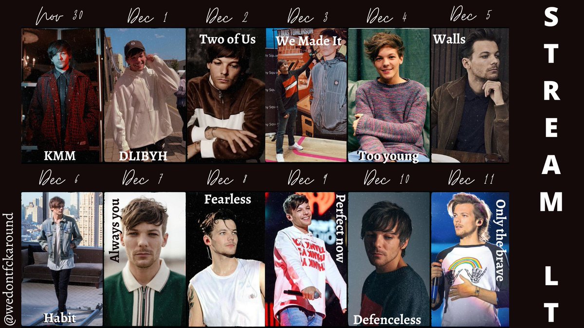wedontfckaround's tweet photo. Hi luvs, i made this schedule for the stream project you can cross out according to the stream day. I've this on PDF if you want it let me know. Love you all! X.
#LTLivestream #LouisTomlinson #DAY1_KMM https://t.co/LsHZkcFAdt