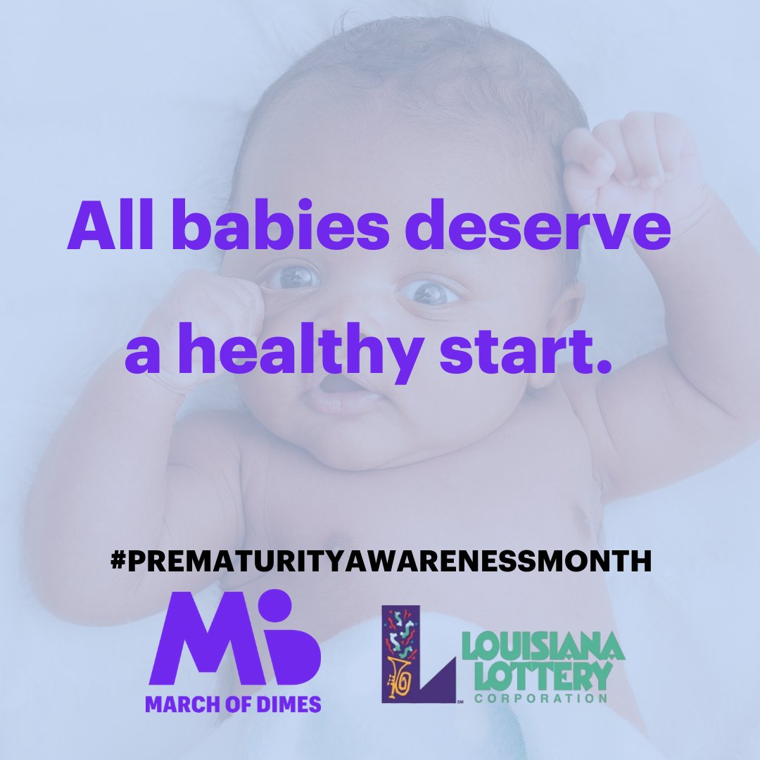 MarchofDimesLA's tweet photo. Social determinants of health represent the systems and structures that
are responsible for the majority of birth inequities. Join @Louisianalottery and the Mom and Baby Action Network achieving equity in maternal and infant health. https://t.co/is2b503wvU #nicu  #nicufamily https://t.co/53DJKM9ofh