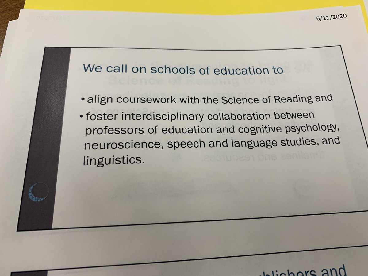JuliaJwall's tweet photo. Love The Reading League’s call to action. @AlabamaAchieves @AL_DECE @LCSforKids https://t.co/zszWFlLo3a