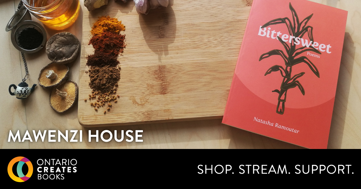 OntarioCreates's tweet photo. Using memory, photographs, maps, language, and folklore; BITTERSWEET is a poetic journey from Guyana to South Asia to Canada.
A perfect gift for the poetry lover in your life!
https://t.co/lnssxL6eu7
@mawenzihouse
#shopstreamsupportON #canlit #diversereads #diversecanlit https://t.co/QZ1gbyBSAL