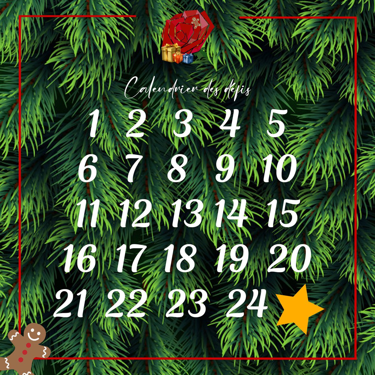 GardenMC_'s tweet photo. Rendez-vous demain pour le premier jour du Calendrier des défis ! 🎄❄️ Soyez au rendez-vous pour remplir les missions du bon vieux père noël 🎅 !

Visuel by @Layrek_ https://t.co/S4SQ4zRiqz