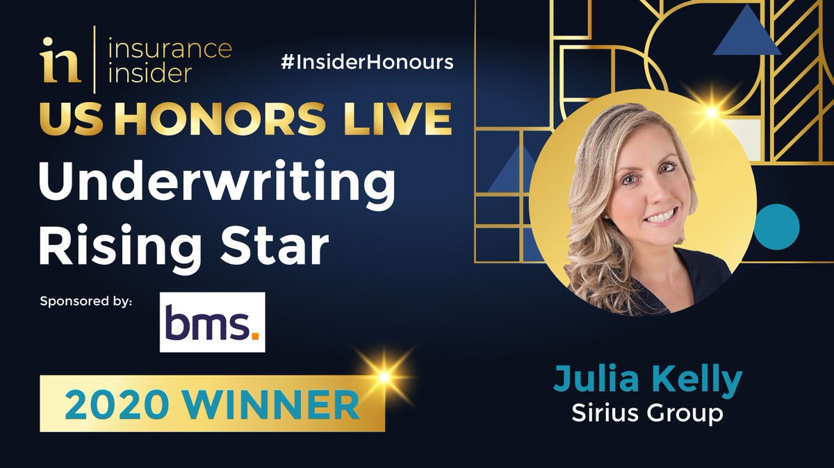 Sirius Group is now @SiriusPointLtd (@siriusgroupltd) on Twitter photo Congratulations to <a href="/SiriusGroupLtd/">Sirius Group is now @SiriusPointLtd</a> Julia Kelly for being named an Insurance Insider "Underwriting Rising Star" for 2020! #insiderhonours #underwriting #insurance Congratulations to <a href="/SiriusGroupLtd/">Sirius Group is now @SiriusPointLtd</a> Julia Kelly for being named an Insurance Insider "Underwriting Rising Star" for 2020! #insiderhonours #underwriting #insurance