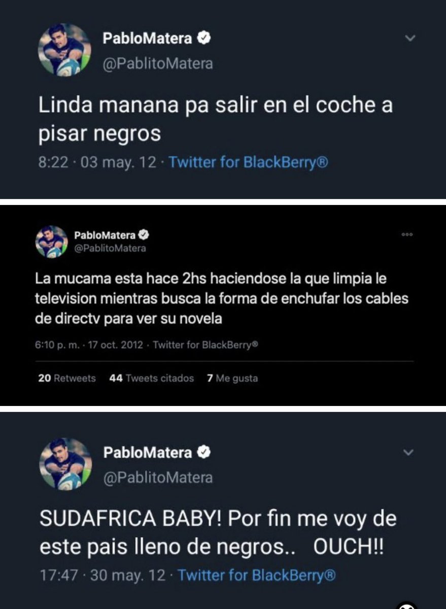 ＯＰＹ on Twitter: vergüenza! Escándalo con el capitán de Los Pumas: se viralizaron varias de sus viejas y debió cerrar la cuenta de Twitter - https://t.co/lOkJGEGQjx https://t.co/0NZljdCC01" / Twitter