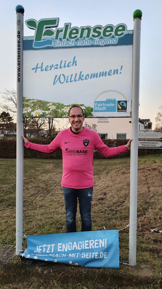 BiggsRaidersFC's tweet photo. So 3 days ago we virtually made it to #Erlensee🇩🇪 after virtually running 1760km .... we have now officially made it there (well a shirt has 👚) 
This has been a great surprise to us and a great way to sign off this challenge. @Cardiomyopathy #UTR🏴‍☠️ #RumAndRun https://t.co/wjzCwU1OKM
