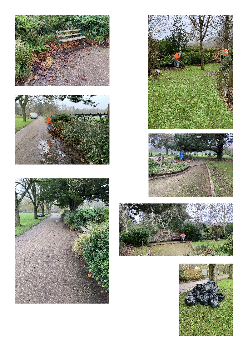 #CommunityPayback working in Vivary Park, #Taunton on Sunday, jobs included removing weeds and leaves from paths, edge of flower beds and bench areas, good team effort. PE