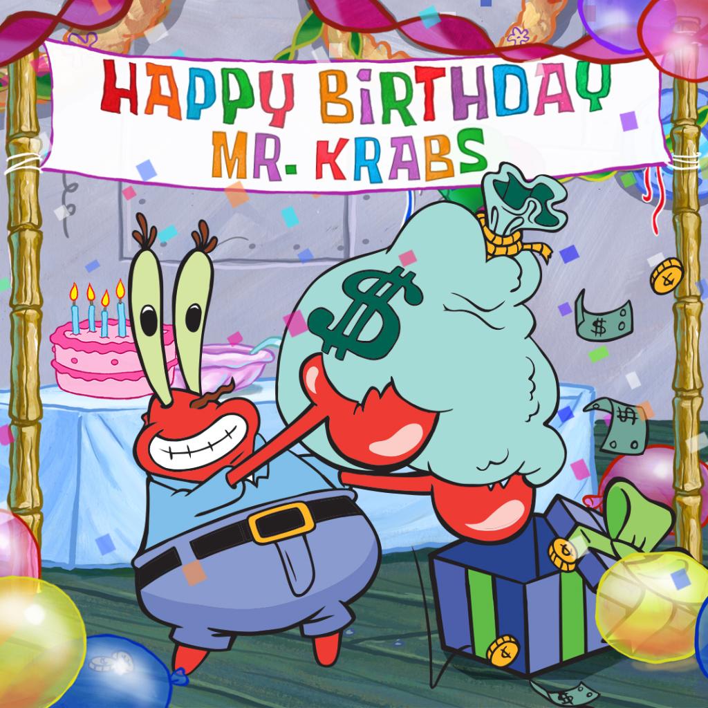 SpongeBob's tweet image. He couldn’t have asked for a better birthday gift