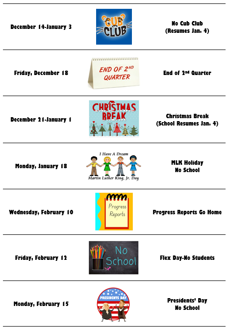 CESLearning4ALL's tweet photo. Calendar as of 11/30/20 https://t.co/5zzkcHZ88H