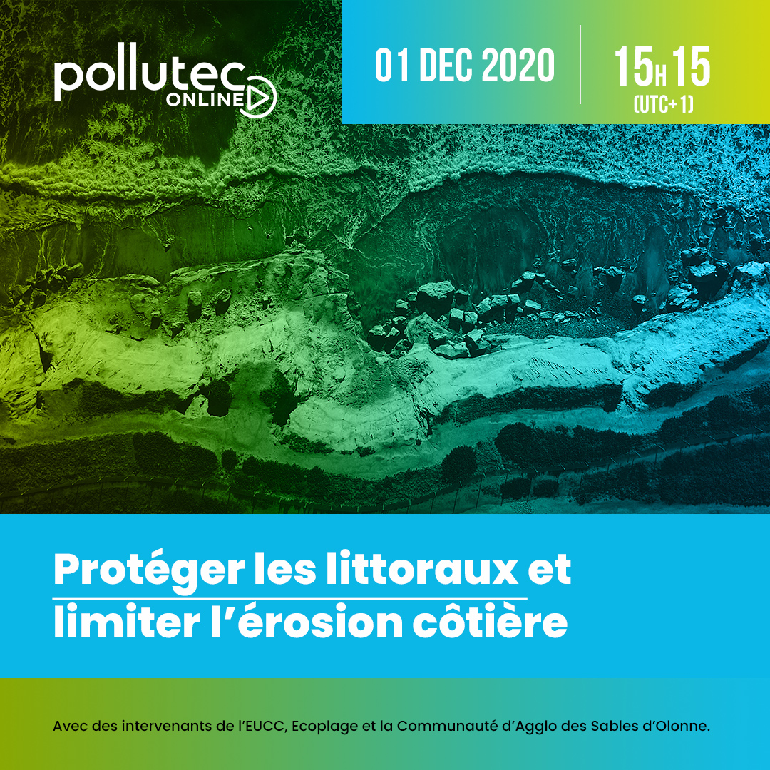 15h15 👉 Protéger les littoraux et limiter l’érosion côtière

L'état des lieux de l’érosion côtière de la Méditerranée à la façade Atlantique 🌊

Inscriptions : bit.ly/2IRAoWM