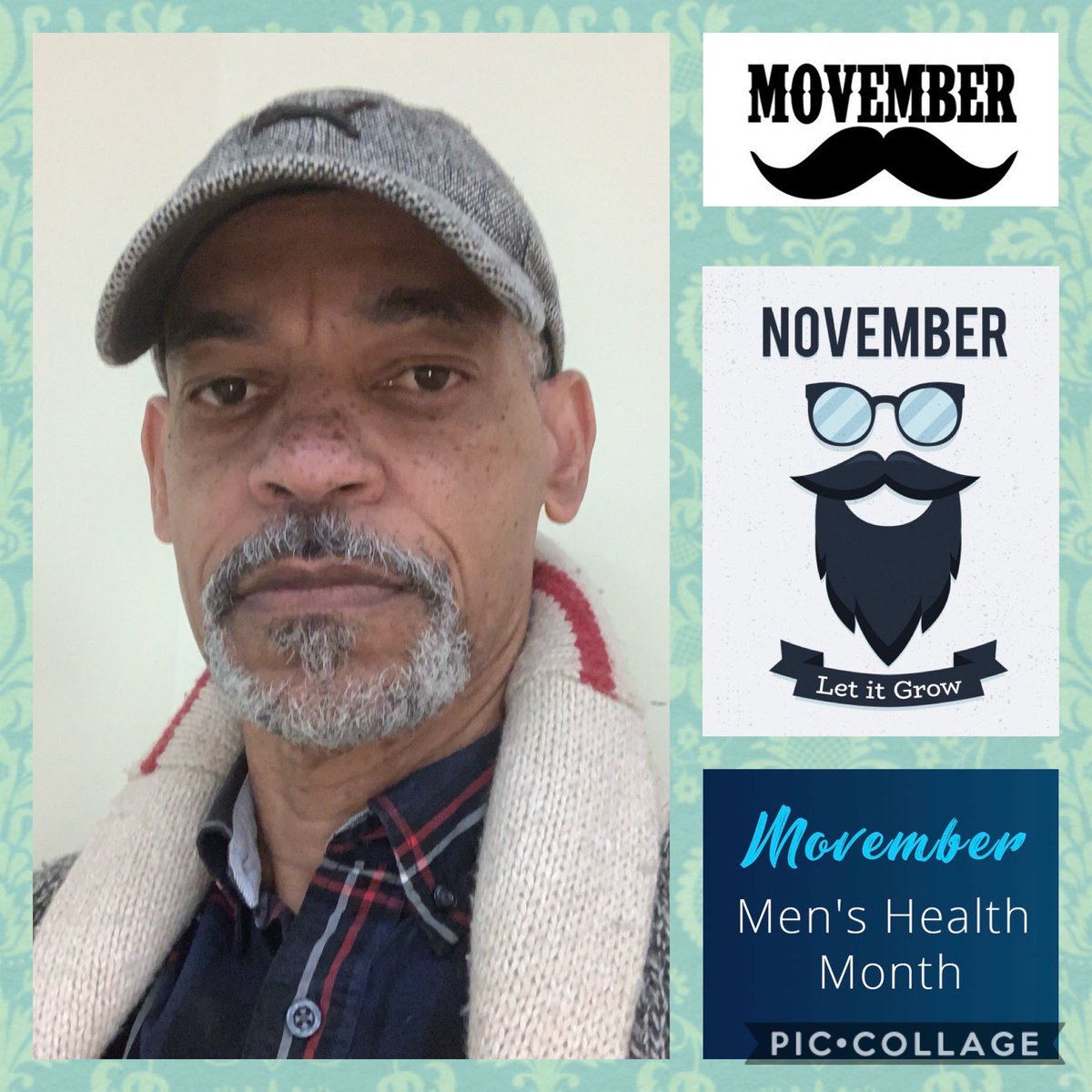 judeoscott's tweet photo. We have a few more ⏱hours left in MOVEMBER. ♥️I am getting attached to the look!🕶 https://t.co/V1TlJPhp2a