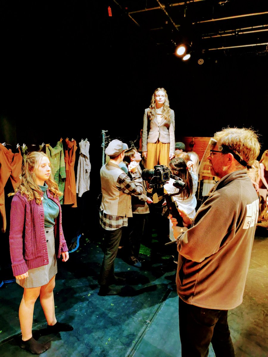 Pics from the shoot! Today we began filming for #darkhorse our physical verbatim film. It's so exciting to be working in a way we never have before and covering new ground!