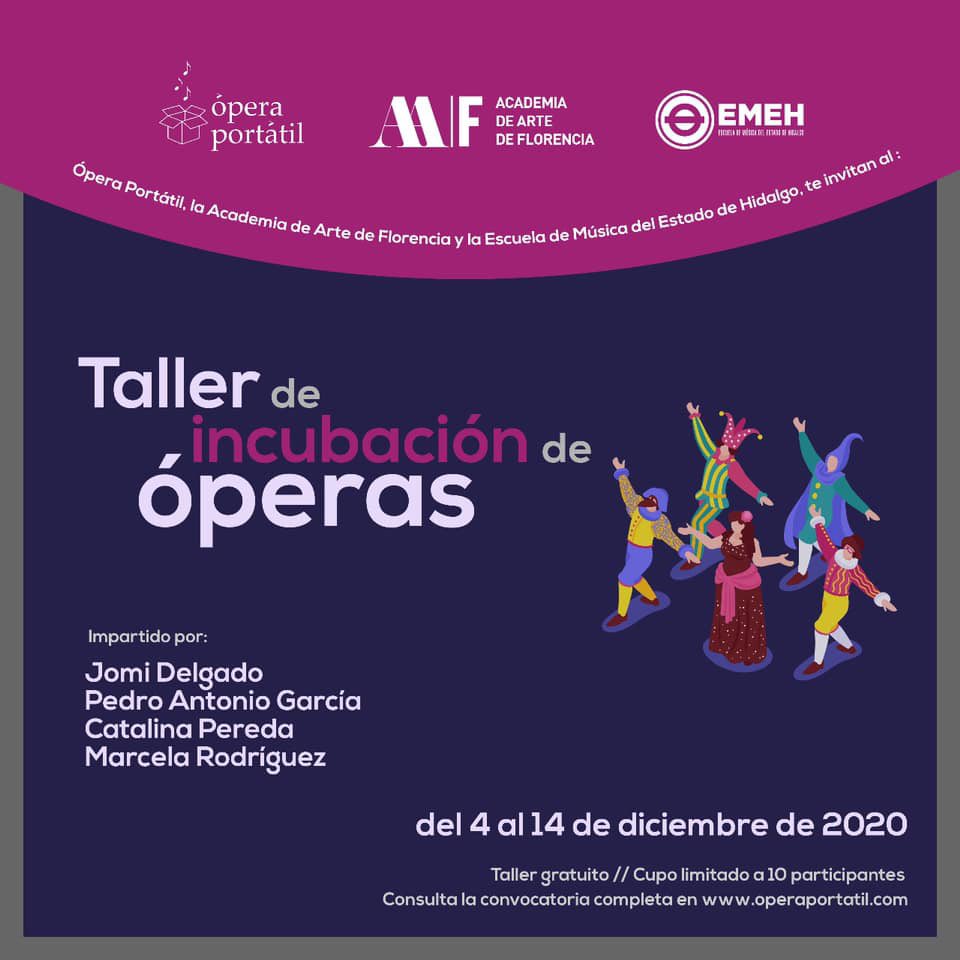 Nuestra convocatoria para nuestro primer taller de incubación de ópera, dirigido a estudiantes de composición y totalmente gratuito, sigue abierta. 
Aquí los detalles: 
operaportatil.com/assets/files/T… 
¡Te esperamos!
Contacto: operaportatil@gmail.com