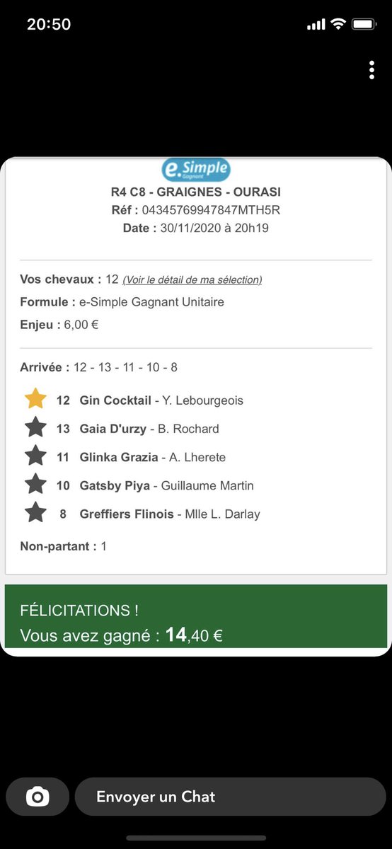 Boboboss19's tweet photo. @ecurieturfprono Merci pour vos infos et vos conseils.#gains
Continuer de penser aux parieurs https://t.co/zD6N3Bk9bJ