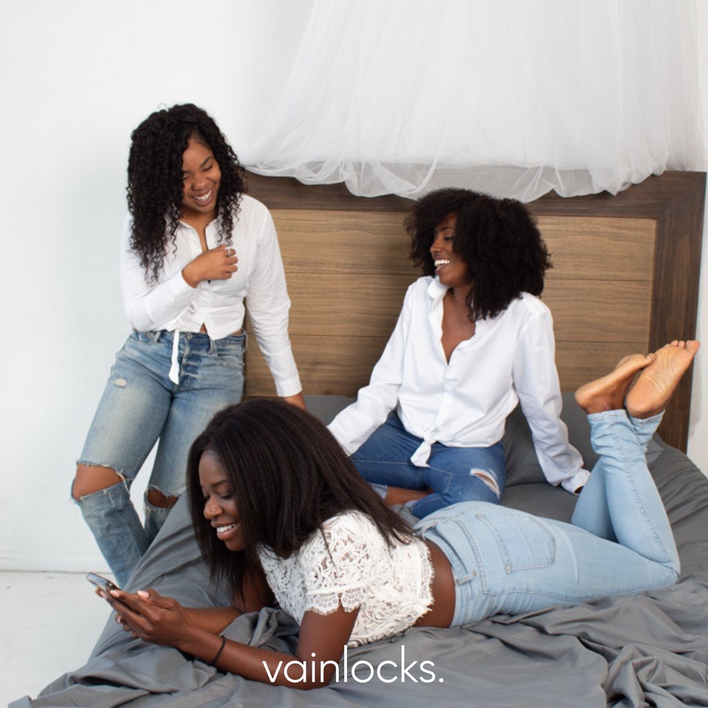 VainLocks's tweet photo. Hair lookin right? ✅   Surrounded by your #curlfriends?✅  Then you've got everything you need girl.

#CurlFriends #CokiPointCurls #CharlotteAmalieCurls #CoralWorldCurls #ShopBlackBusiness #holidaycurls  #AmazingNaturalHair #NaturalHairGirl #cybermondaysale #cybermondaydeals https://t.co/FaBwDAF0QG
