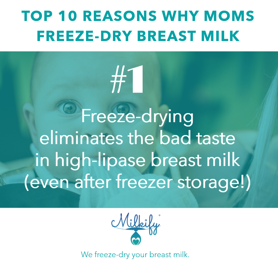 Counting down the top 10 reasons moms freeze-dry their breast milk with Milkify. #1 on our list? Freeze-drying eliminates the bad taste from high-lipase breast milk.
👉tinyurl.com/MilkifyTop10
