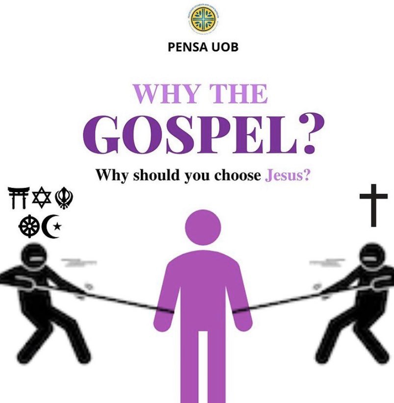 As we’re nearing the end of the year and the semester, we’re rounding off our series on The Gospel. Join us on youtube (Wednesday 7pm) as our welfare officer Priscilla discusses “Why the Gospel?”.