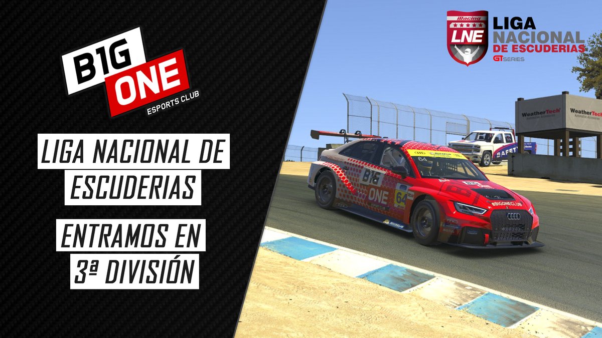 #iRacing 

El equipo consigue clasificarse para la #LNE de <a href="/Gtseri3s/">GTSeries</a> en 3ª División.

Seguimos trabajando para crecer y poder así alcanzar nuestros objetivos.

#WeAreOne