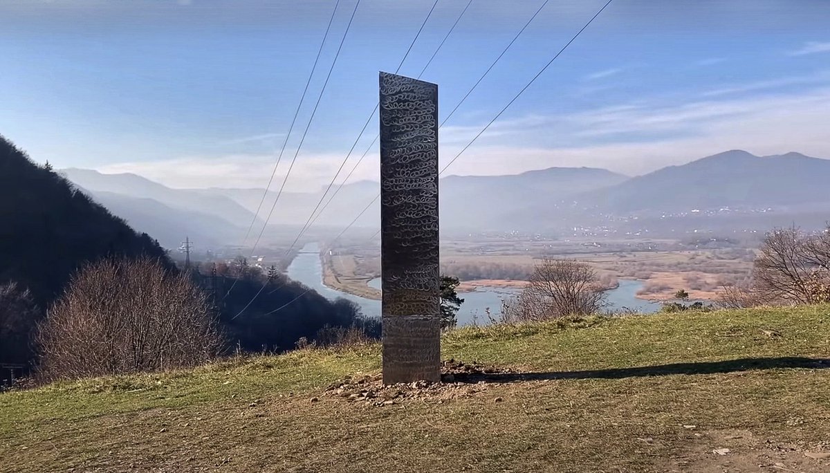 NEW: Mysterious monolith appears in Romania after Utah one vanishes