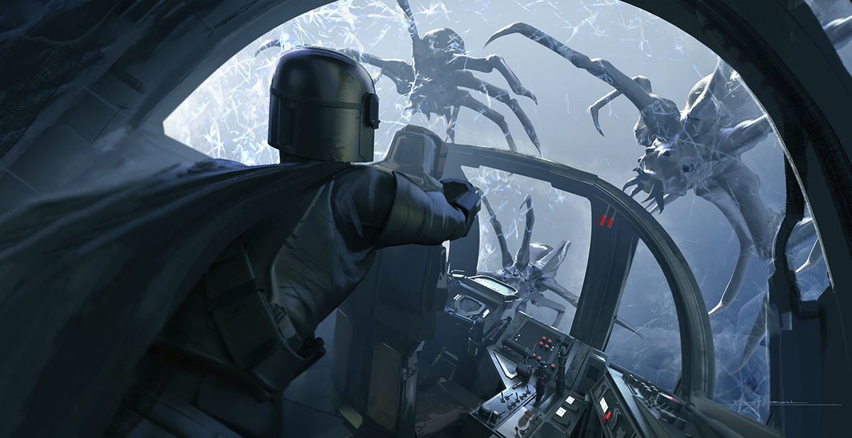 onehelluvapilot's tweet photo. #TheMandalorian Concept Art Spotlight: 
My favorites from Chapters 9 and 10
Works by Khang Lee, Ryan Church, Christian Alzman https://t.co/M1v5uzeo9y