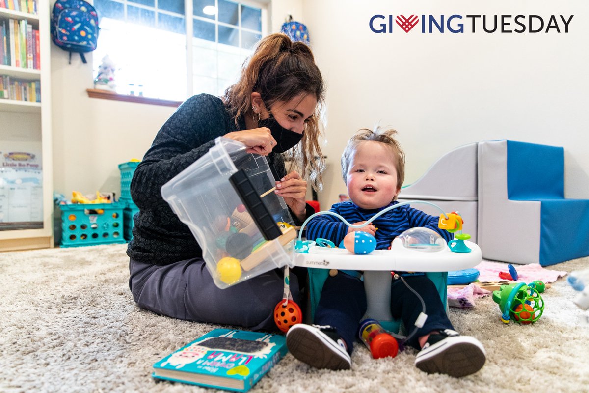 A quick outfit change and Malachi is ready for playtime with his nurse, Heaven. Kids need more than expert care. They also deserve the chance to be a kid, no matter their circumstances. Donate today for #GivingTuesday and support kids like Malachi. bit.ly/36jrBpk