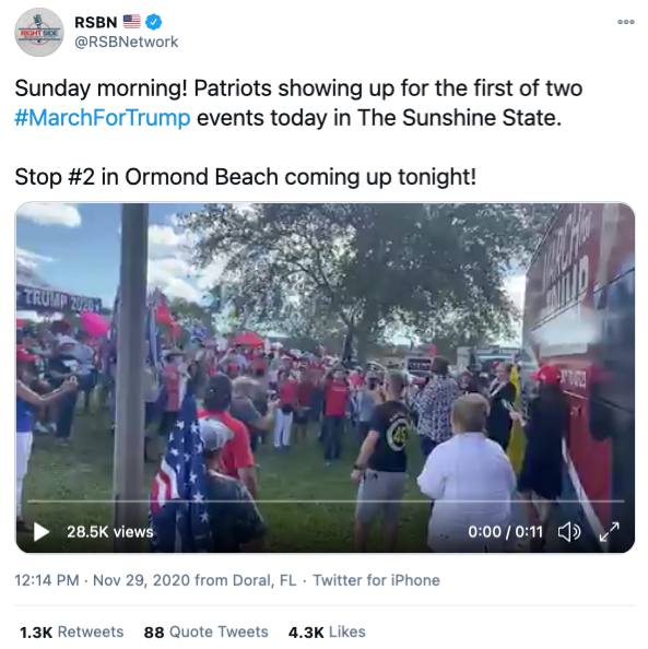 7. Not a lot of folks showing up at the bus tour. Low engagement w/donation sites. Will it fizzle? Hard to say, but its going to be a great way to collect contact details.