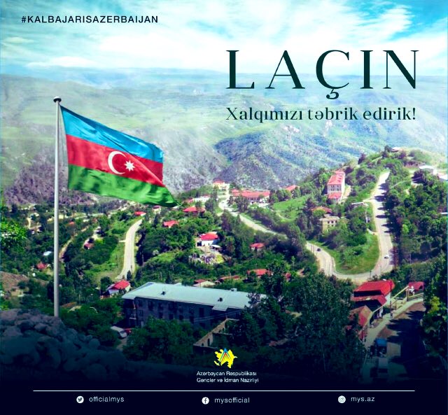 ElchinAbbasov_'s tweet image. #Laçın sən azadsan! 🇦🇿01.12.2020

#MüzəffərAliBaşKomandan #LaçınBizimdir #LaçınAzərbaycandır #QarabağAzərbaycandır