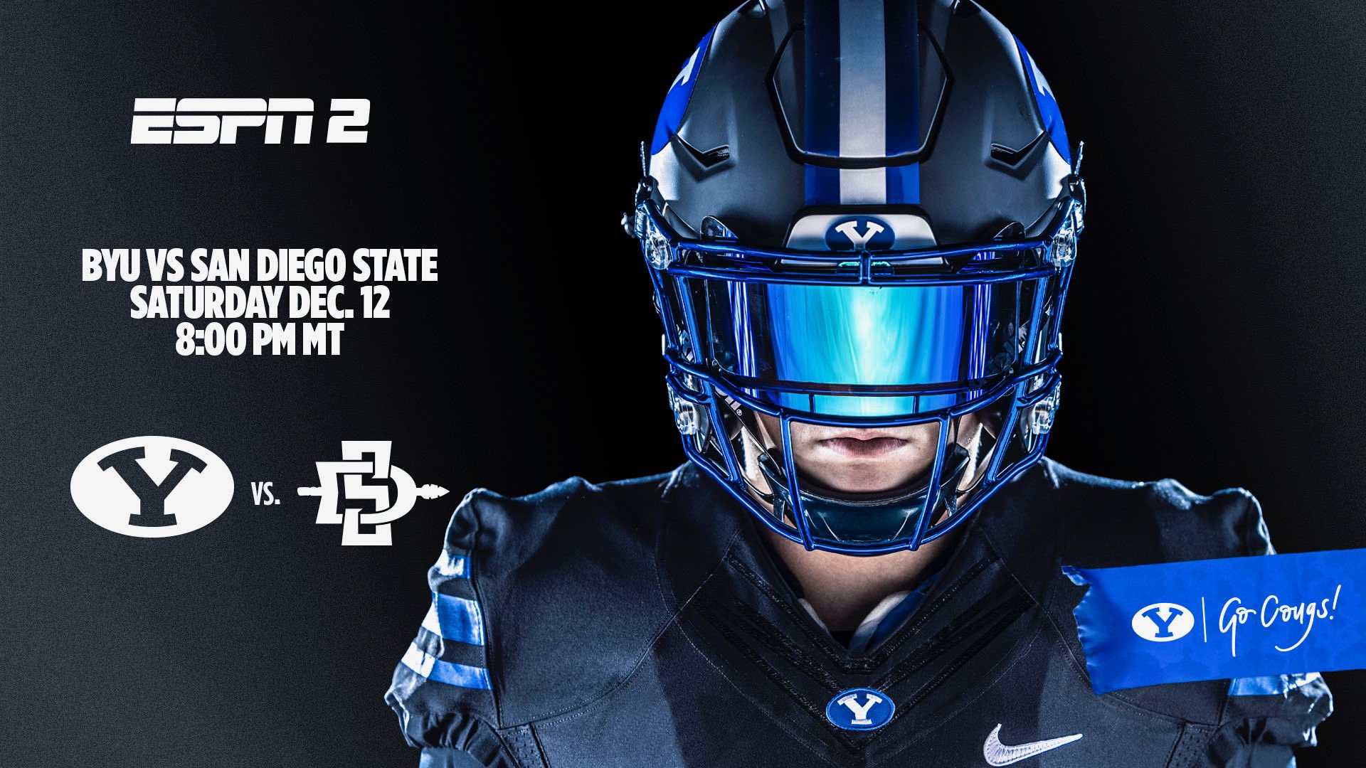 Byu Football On Twitter Espn And Byu Have Announced The Dec 12 Game Between No 8 Byu And San Diego State In Lavell Edwards Stadium Will Be Featured Nationally On Espn2 In