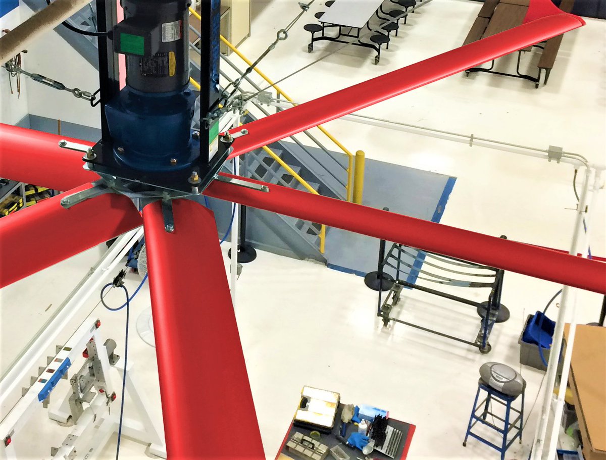 Looking to cool, de-stratify or just get fresh air where it's needed most in your building? SkyBlade Fan Company's #HVLS fans can make that happen! Give us a call or send us a message for design assistance and pricing! #SkyBlade #Fans 
zcu.io/zgqZ