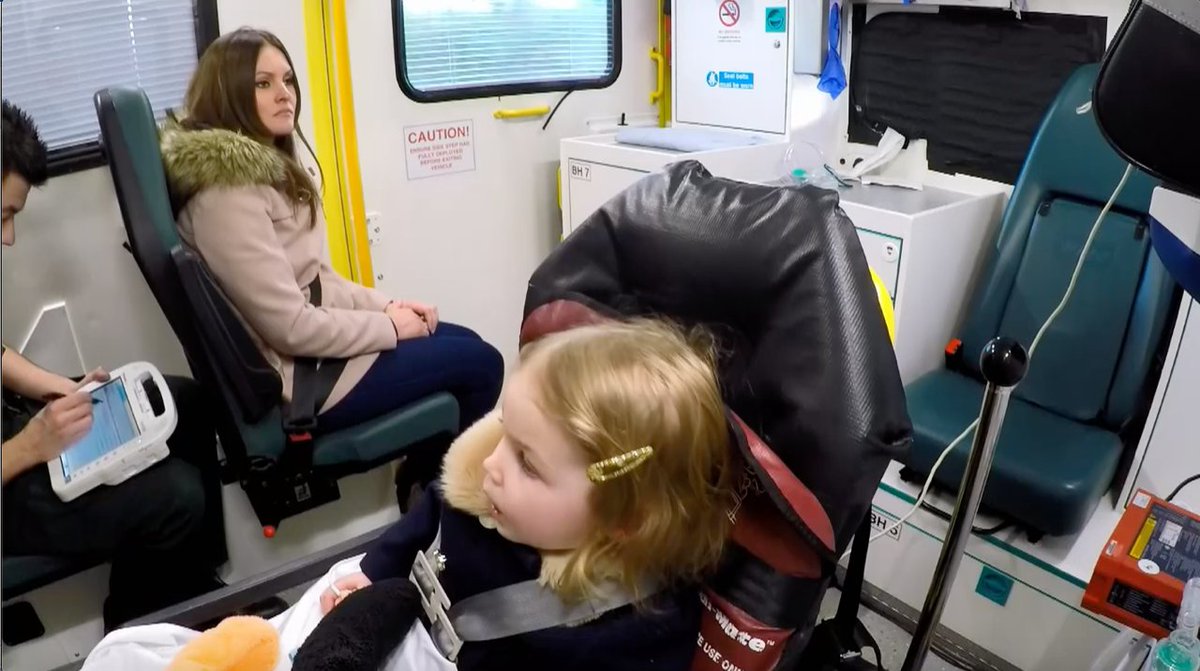 A 999 call to child patient is often one to dread.

Fortunately on tonight's #InsideTheAmbulance Portsmouth Paramedics Matthew &amp; Matt, were able to alleviate 2yo Jessica's initial breathing difficulties, which made for a much calmer trip to @QAHospitalNews for everyone.