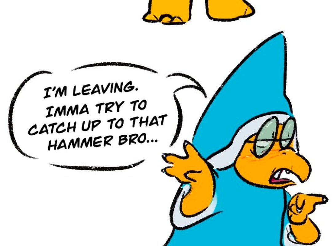 @ZekTheChampion Oh no, don't worry, not with Bowser. He's horny about other Koopas.
Not lady koopas tho?