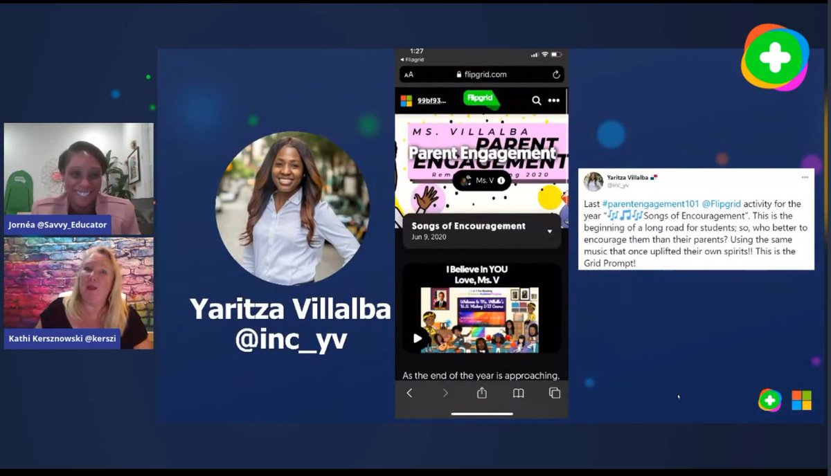 kerszi's tweet photo. @annkozma723 @SrtaLyon @Savvy_Educator @Sean4d Adding a few more of our highlighted @Flipgrid Innovative Educators....because they are ๐ถ๐ตAWESOME!๐ต๐ถ @MrCoachK15 @dpskamal @inc_yv @Lanny_Watkins - all showcased today at #ISTE20
(Missed it? We present again at 2:15 PST)
#ISTE2020 #iste20LIVE #FlipgridForAll https://t.co/wh2EgIPitV