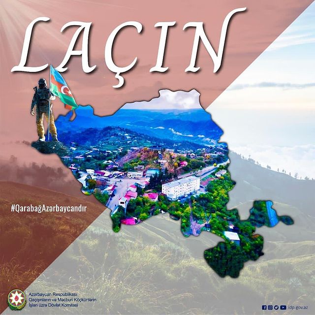 IlqarDimov's tweet image. Gözümüz aydın !!!
Bu gundən Azərbaycanın işğal altindan olan tarixi Laçın rayonu işğaldan azad edildi.Allah torpaqlarimiz ugrunda canini fəda edən şəhidlərimizə rəhmət eləsin,Allah ordumuza yar olsun!!!
#LaçınBizimdir
#QarabağAzərbaycandır