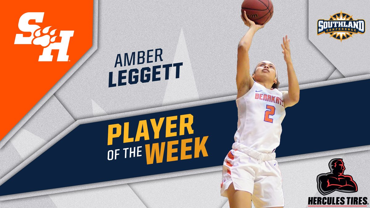 6⃣2⃣.5⃣ FG%, 2⃣6⃣.0⃣ ppg, 9⃣.5⃣ rpg, 4⃣.0⃣ apg, 3⃣.5⃣ spg.

<a href="/BearkatsWBB/">Sam Houston Women's Basketball</a>'s Amber Leggett 🍽️FEASTED 🍽️ over Thanksgiving.

Read up on the  #SouthlandStrong Women's 🏀 Player of the Week ⬇️. #EatEmUpKats

🔗 - sland.social/WBBPOW1130