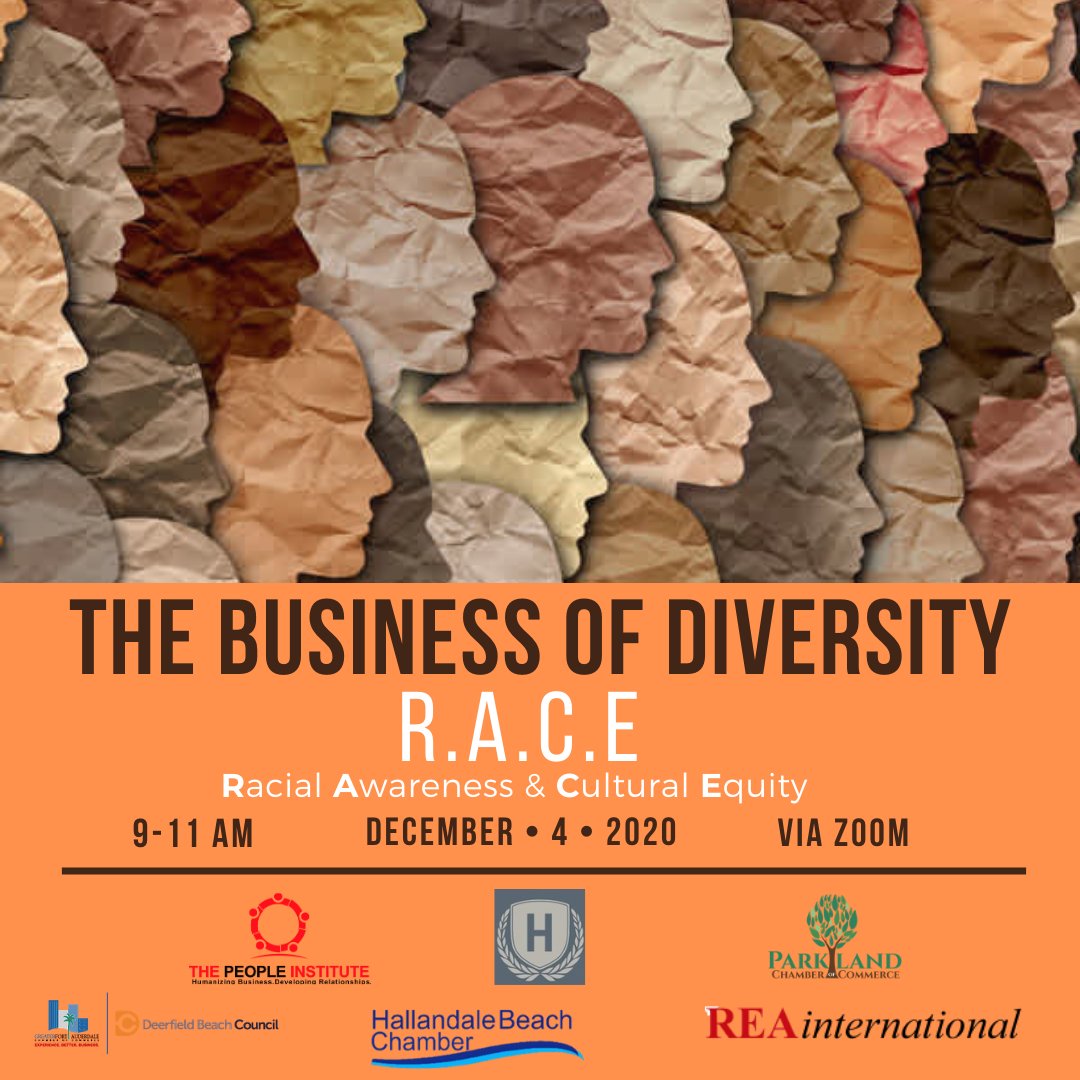 InstitutePeople's tweet photo. Check out this article (https://t.co/AlG19R79l9) about the business of #diversity and then bring your thoughts and comments to the final R.A.C.E. Town Hall on THIS FRIDAY.  VIA ZOOM. 9-11 AM

Register here: https://t.co/QrTBY3wY4o https://t.co/2a3xCky5kA