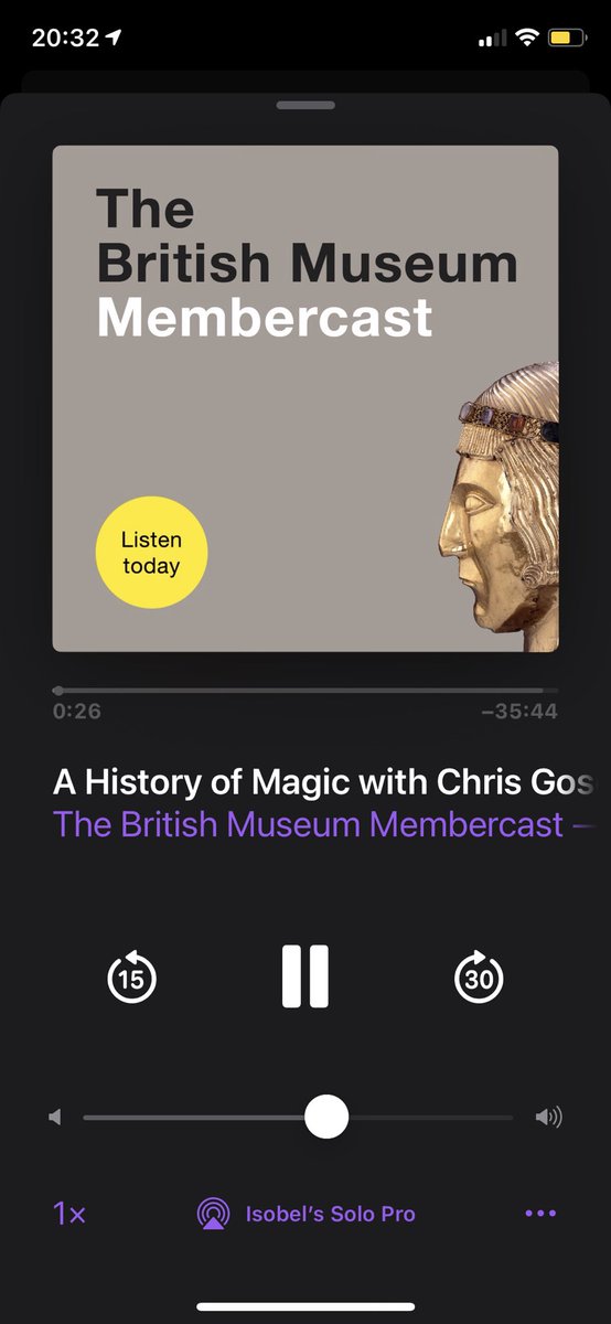 iszi_lawrence's tweet photo. New @britishmuseum #membercast on #HarryPotter’s least fav subject the #history of #magic - if you like this sort of thing do also check out @DrFrancisYoung as well as @CeriHoulbrook... and of course Chris Gosden’s new book. https://t.co/YhdAkrv4cu