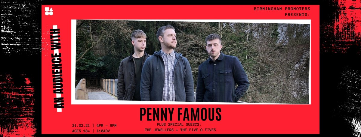 Dead Wax Digbeth (@deadwaxdigbeth) on Twitter photo βΌοΈRESCHEDULED!βΌοΈ
π The Arosa / Redfeather / The Space >>> Sun 31st Jan
π <a href="/pennyfamousuk/">Penny Famous</a> with support from <a href="/jewellersband/">The Jewellers</a> & @thefiveofives >>> Sun 21st Feb
π <a href="/PaperBuoysBand/">PAPER BUOYS</a> / <a href="/ITSHARRYJORDAN/">HARRY JORDAN</a> / <a href="/SmokinEskimo/">Smokin' Eskimo</a> >>> Fri 12th March
All tix remain valid for the new date. βΌοΈRESCHEDULED!βΌοΈ
π The Arosa / Redfeather / The Space >>> Sun 31st Jan
π <a href="/pennyfamousuk/">Penny Famous</a> with support from <a href="/jewellersband/">The Jewellers</a> & @thefiveofives >>> Sun 21st Feb
π <a href="/PaperBuoysBand/">PAPER BUOYS</a> / <a href="/ITSHARRYJORDAN/">HARRY JORDAN</a> / <a href="/SmokinEskimo/">Smokin' Eskimo</a> >>> Fri 12th March
All tix remain valid for the new date.