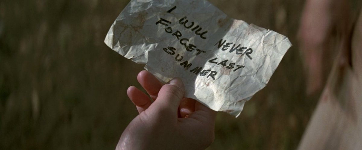 sunlithorror's tweet image. I Know What You Did Last Summer (1997)