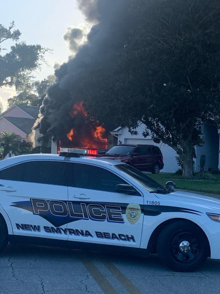 Coming up <a href="/WESH/">WESH 2 News</a> 4PM, the young man on the left is an <a href="/amazon/">Amazon</a> delivery driver but Friday, while on the job, Sean Campbell was a lifesaver when he rescued an elderly man from a burning home #newsmyrnabeach.