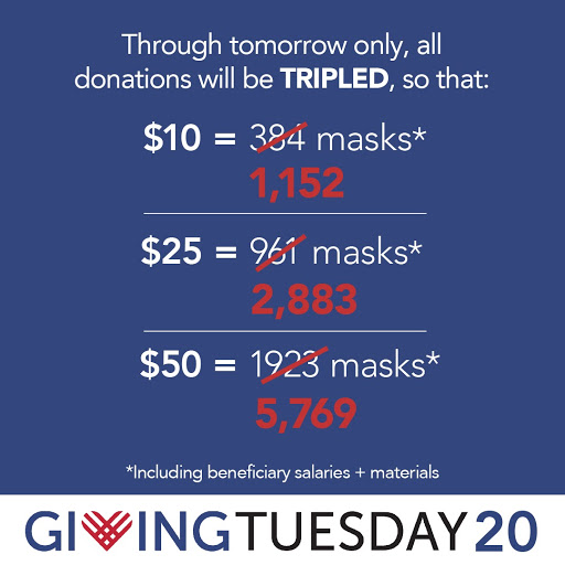 DesaiFoundation's tweet photo. In honor of #GivingTuesday , please share below about a woman who has inspired you over the past 8 months. And give back to women like Anitka, whose strength & perseverance has been an inspiration to us all, by donating to the our #GivingBacktoWomen campaign tomorrow! https://t.co/Swb3I9ZwW1