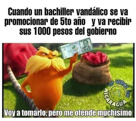 #ahora. Recuerdo aquellos tiempos, escuelas precarias, sin pupitres, los chavalos en hambre, etc. Hoy en #Nicaragua se restituyen los derechos de los estudiantes!!!

#DanielMiPresidente2021 
#30DeNoviembre
