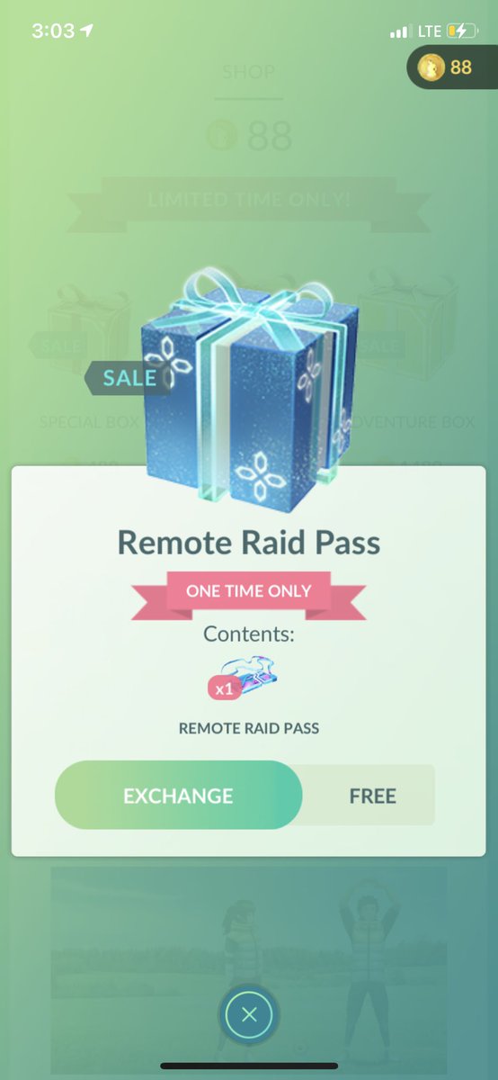 One more free #RemoteRaidPass available in the shop now! What are you planning to use it on? 

#PokemonGO #g2gmedia #espurr